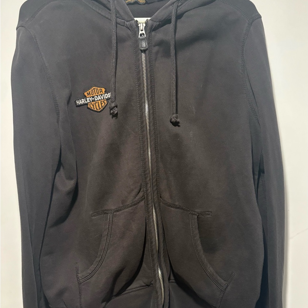Harley-Davidson Black Hoodie with Logo